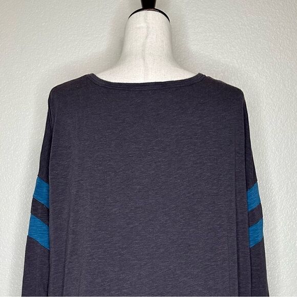 Torrid Skull Classic Fit Super Soft Slub Long Sleeves Drop Shoulder Tee - Picture 7 of 11